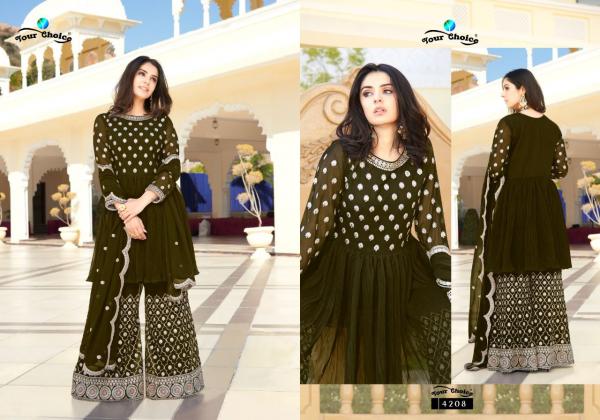 Your Choice Trandy Festival Wear Georgette Designer Salwar Suits